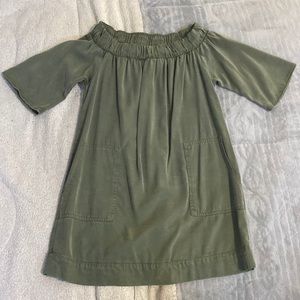 Off shoulder dress with pockets from libby story